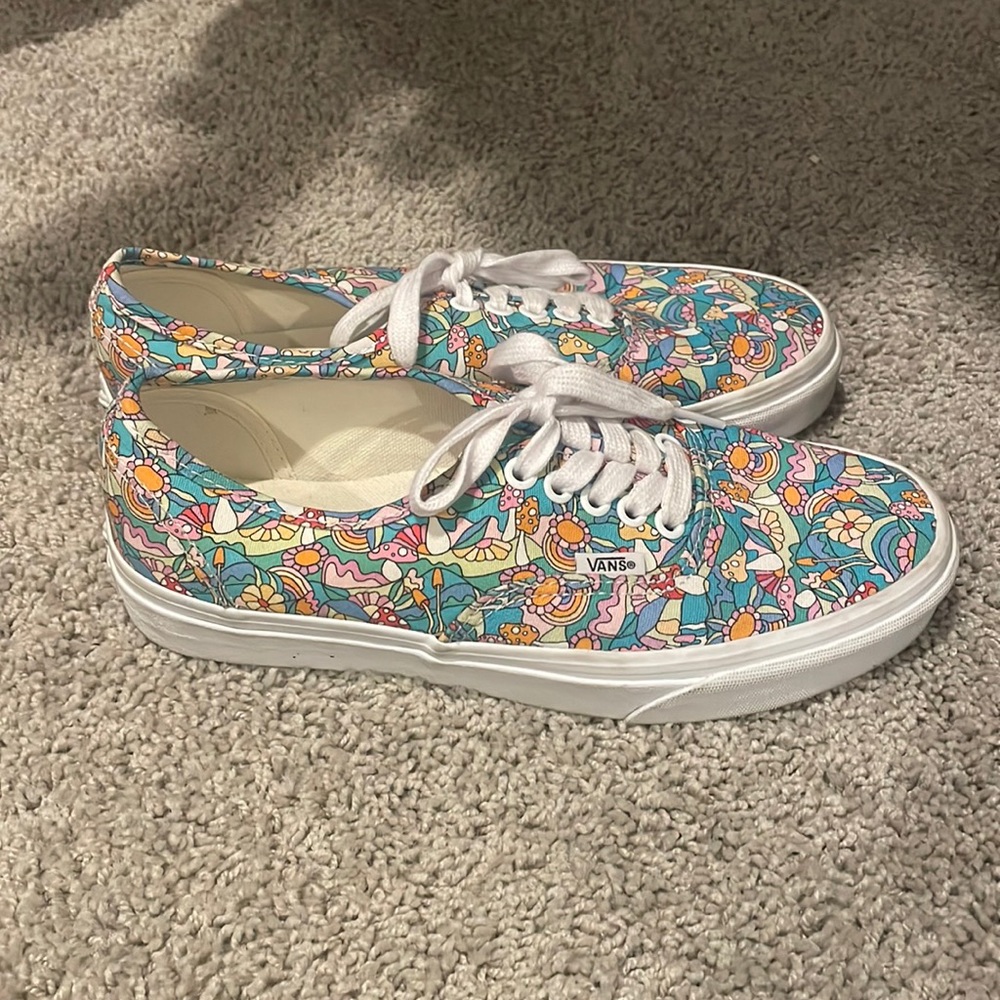 Vans.  Worn once, perfect condition.  Women’s size 8